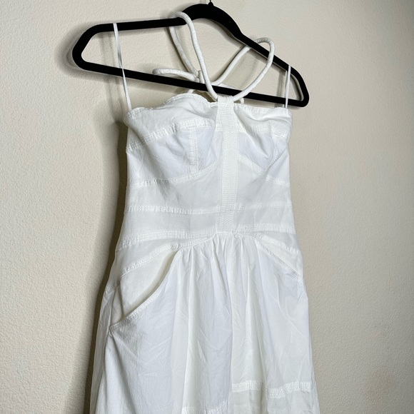 A.L.C Adelle Halter Maxi Dress in Ivory size 2 - Picture 6 of 12
